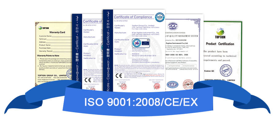 ISO & CE certification TOPTION