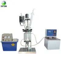 Phòng thí nghiệm trọng kính lò phản ứng, 5L kính lớp kép lò phản ứng Trung Quốc nhà cung cấp